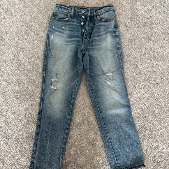 Lucky Brand High Rise Mom jeans- Drew - Picture 5 of 5